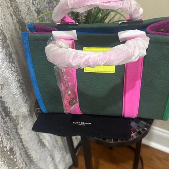 Kurt Geiger London Southbank suede Mini Tote - Picture 9 of 17